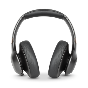 JBL EVEREST™ ELITE 750NC - Gun Metal - Wireless Over-Ear Adaptive Noise Cancelling headphones - Front